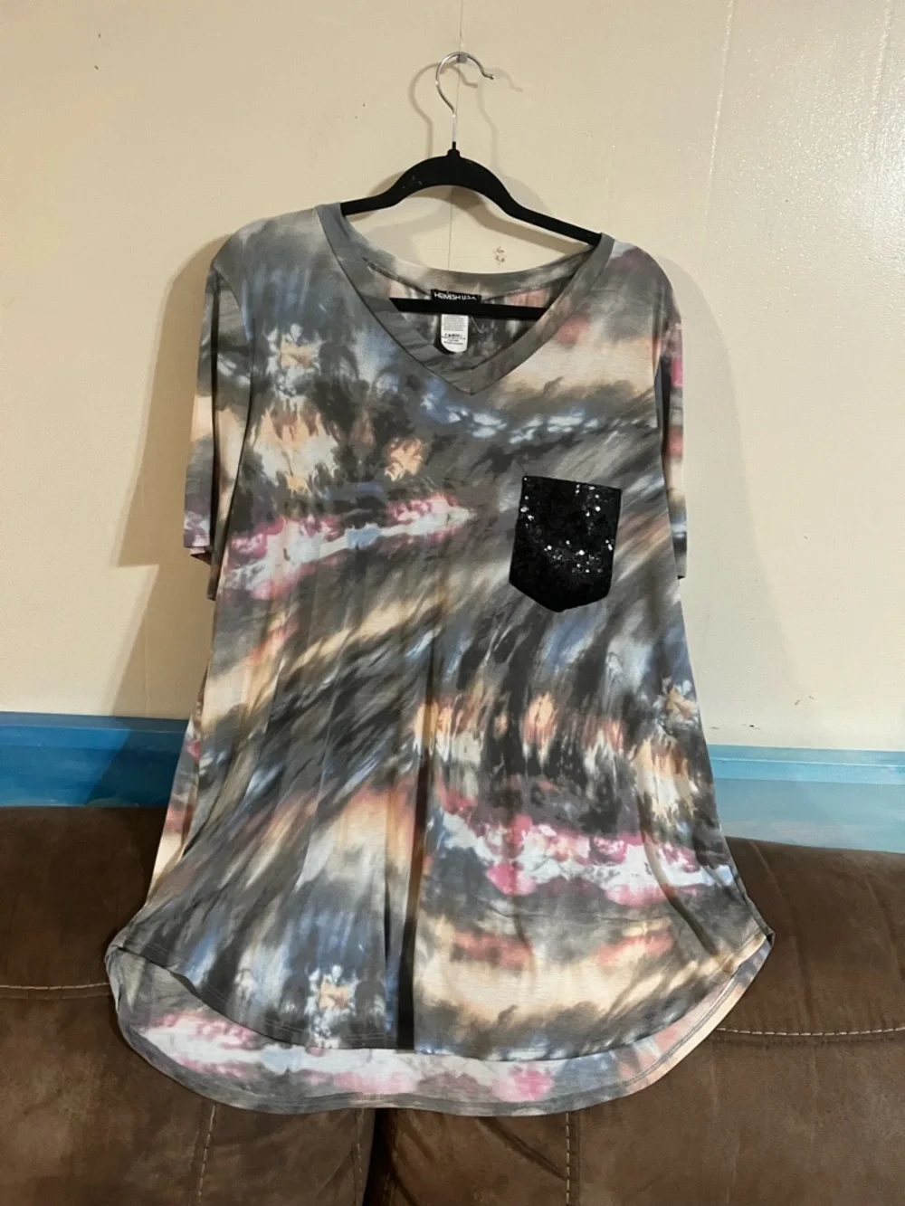 New Boutique Heimish USA Vneck Top Size 3X - Picture 2 of 2